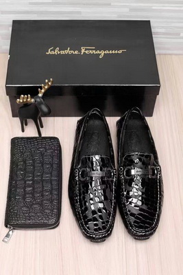 Salvatore Ferragamo Business Casual Men Shoes--105